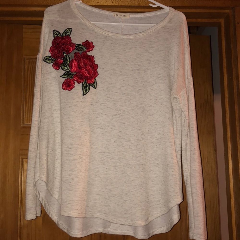 Flowered Detailed shirt